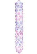 Skleněná a keramická dilda a penisy: Skleněné dildo Purple Rose Nubby (Gläs)