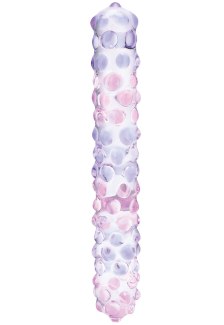 Skleněné dildo Purple Rose Nubby (Gläs)