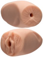 Umělé vaginy bez vibrací: Oboustranný masturbátor - umělá vagina DANI DANIELS s análkem CHERIE DEVILLE