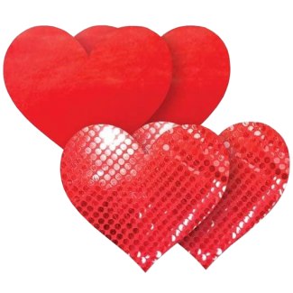 Samolepicí ozdoby na bradavky Red Heart (Nippies)