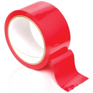 Červená páska na bondage Pleasure Tape