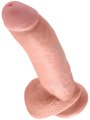 Realistické dildo s varlaty King Cock 9" (Pipedream)