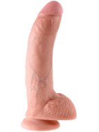 Realistická dilda: Realistické dildo s varlaty King Cock 9" (Pipedream)