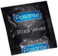 Klasické kondomy: Kondom Pasante Black velvet, černý