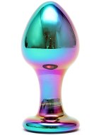 Skleněné a kovové anální kolíky: Luxusní skleněný anální kolík Melany (Sensual Glass)