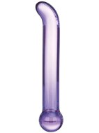 Skleněná a keramická dilda a penisy: Skleněné dildo Purple G-Spot Tickler (Gläs)