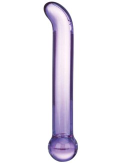 Skleněné dildo Purple G-Spot Tickler (Gläs)