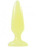Základní anální kolíky: Žlutý anální kolík Firefly SMALL (svítí ve tmě)