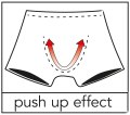 Průsvitné boxerky s push-up efektem (Svenjoyment)