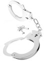 Stříbrná kovová pouta Designer Cuffs