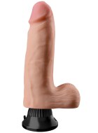 Realistické vibrátory ve tvaru penisu: Realistický vibrátor s varlaty Real Feel Deluxe No. 4 (23 cm)