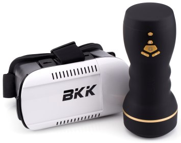 Interaktivní masturbátor s brýlemi pro virtuální realitu BKK
