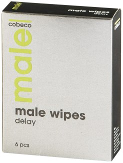 Vlhčené ubrousky pro oddálení ejakulace Male Wipes Delay