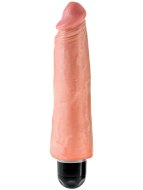 Realistické vibrátory ve tvaru penisu: Realistický vibrátor King Cock Stiffy 8" (Pipedream)