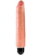 Realistické vibrátory ve tvaru penisu: Realistický vibrátor King Cock Stiffy 10" (Pipedream)