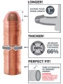 Návlek na penis MEGA (prodloužení o 2,5 cm)