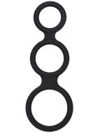 Nevibrační erekční kroužky: Trojitý kroužek na penis Maximizer Enhancer