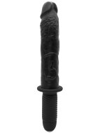 Realistické vibrátory ve tvaru penisu: Realistický vibrátor Dark Stallions (s rukojetí)