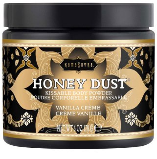 Slíbatelný tělový pudr Honey Dust Vanilla Creme (Kama Sutra)