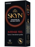 Vroubkované kondomy: Ultratenké kondomy bez latexu SKYN Intense Feel - vroubkované (10 ks)