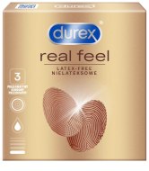 Kondomy bez latexu: Kondomy bez latexu Durex Real Feel (3 ks)