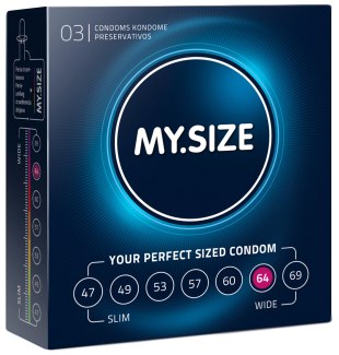 Kondomy MY.SIZE 64 mm (3 ks)