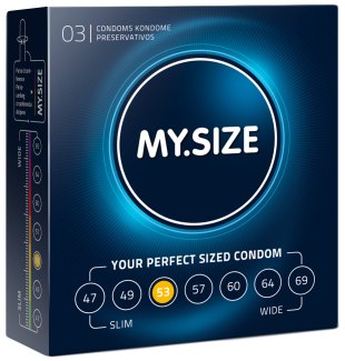 Kondomy MY.SIZE 53 mm (3 ks)