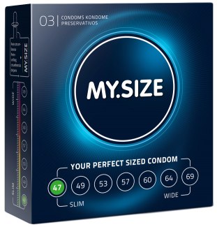 Kondomy MY.SIZE 47 mm (3 ks)